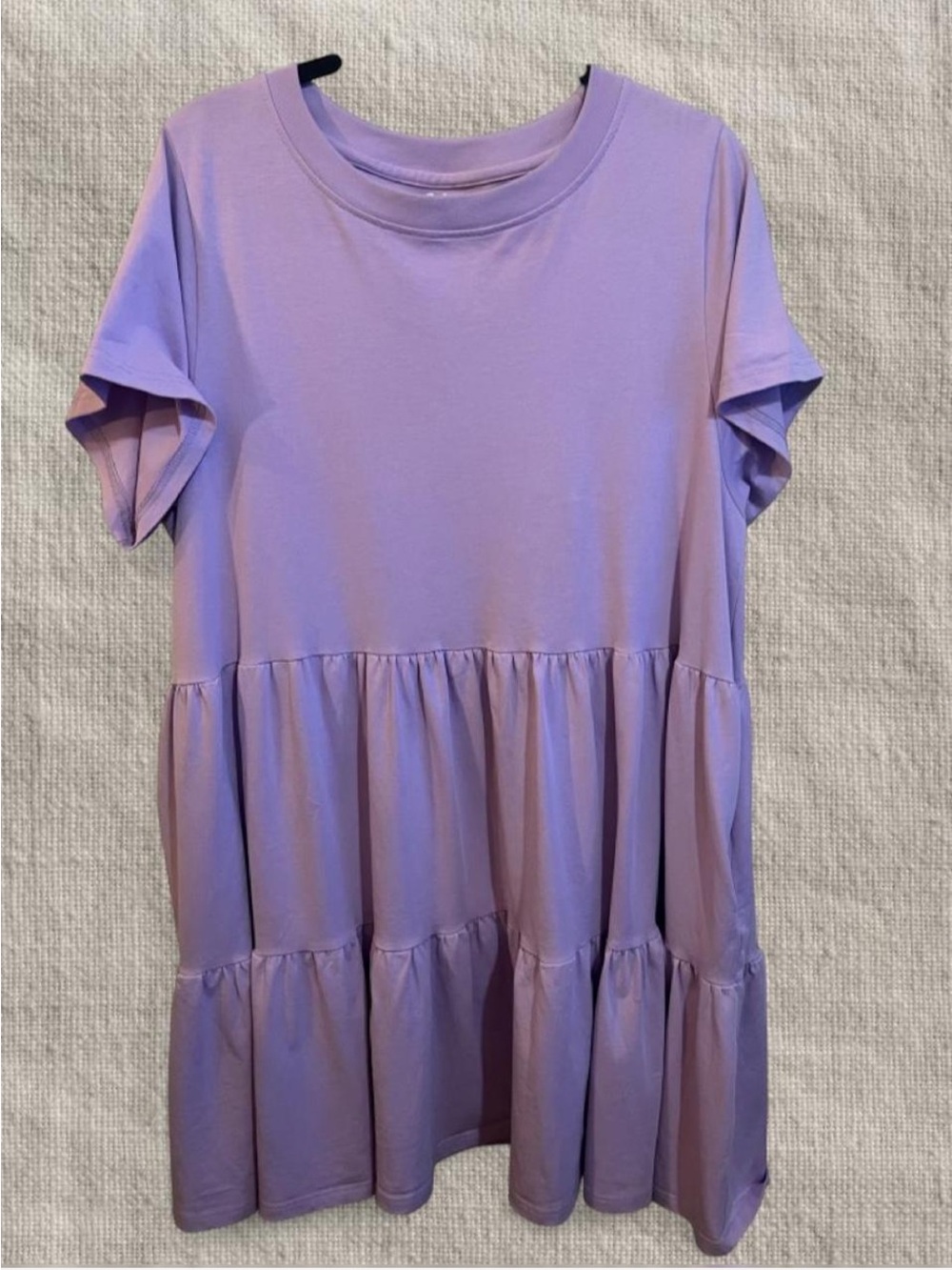100% Cotton Lavender Lilac Babydoll Dress